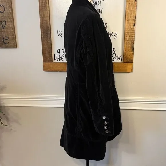 Chico's Black Velvet Cocktail Jacket - Picture 3 of 14